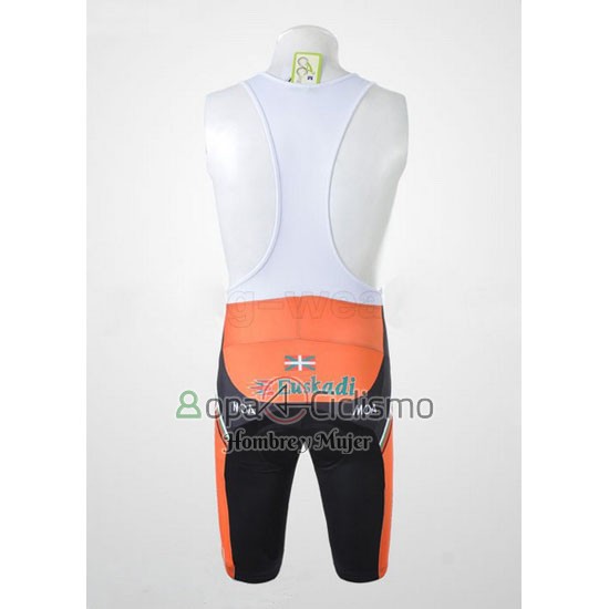 Euskalte Ropa Ciclismo Culotte Corto 2011 Hombre Mangas Cortas Naranja